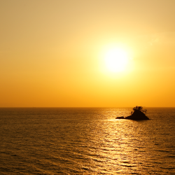 松島の夕陽イメージ